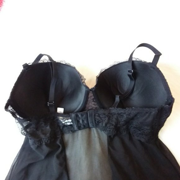 Gilligan & O'malley | Black Push-up Lace Lingerie - Picture 8 of 9